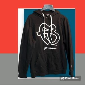 FUBU black hoodie / jumper sz 42-44